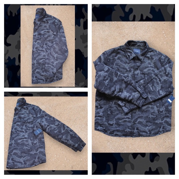 Lucky Brand Camouflage Button Down Shirt Jacket - Picture 8 of 14